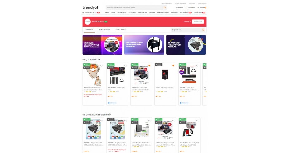 Trenyolda Elektronik İlanlarımız